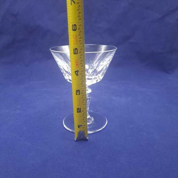 Vintage Val St Lambert Balmoral Crystal Champagne/Tall Sherbet Glass - Picture 4 of 9